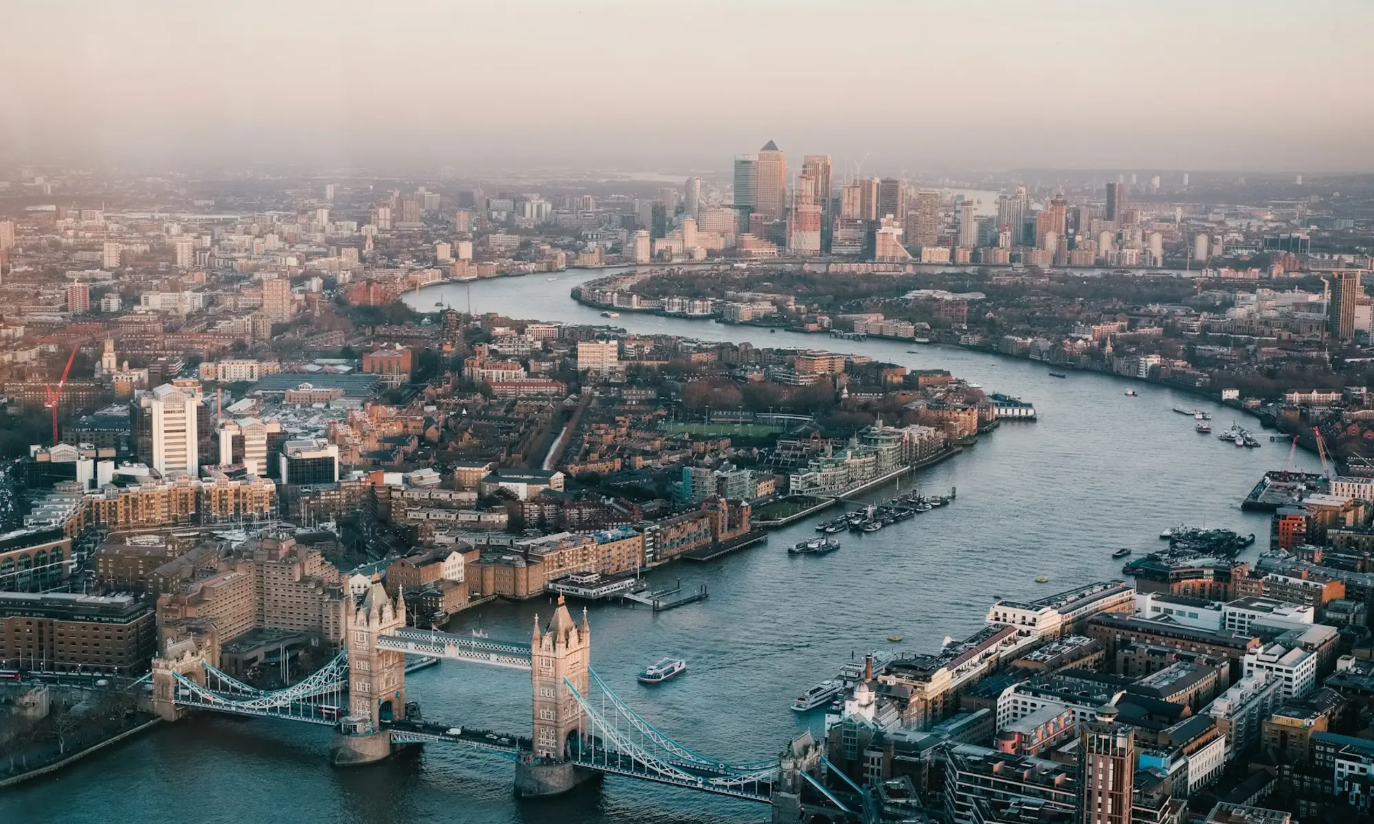 London skyline and the River Thames